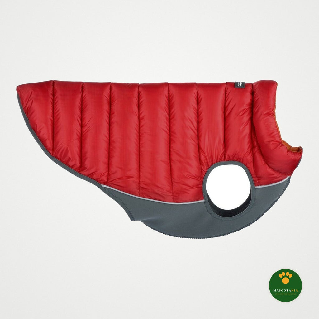 Abrigo para perro Red Dingo Puffer rojo naranja 30 cm - Mascotania